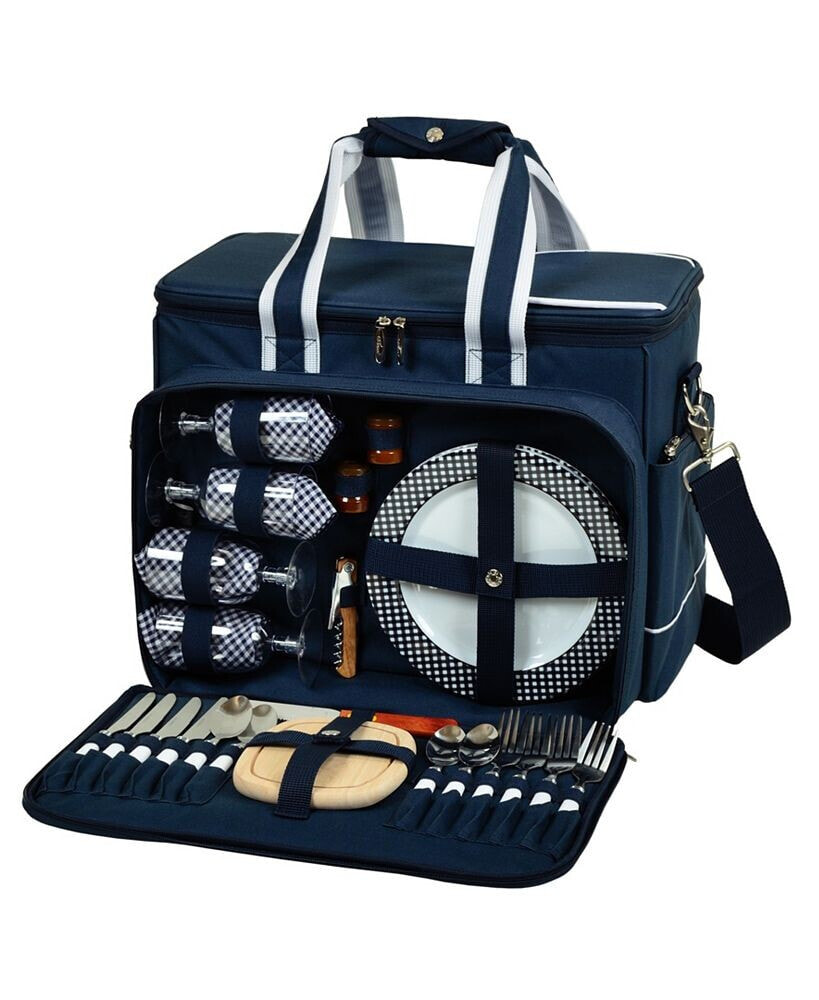 Ultimate Picnic Cooler Equipped for 4 with Accessories