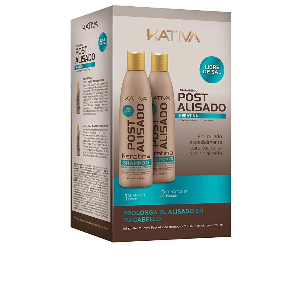 Kativa Keratin Post Alisado Набор: Шампунь 250 мл + кондиционер 250 мл