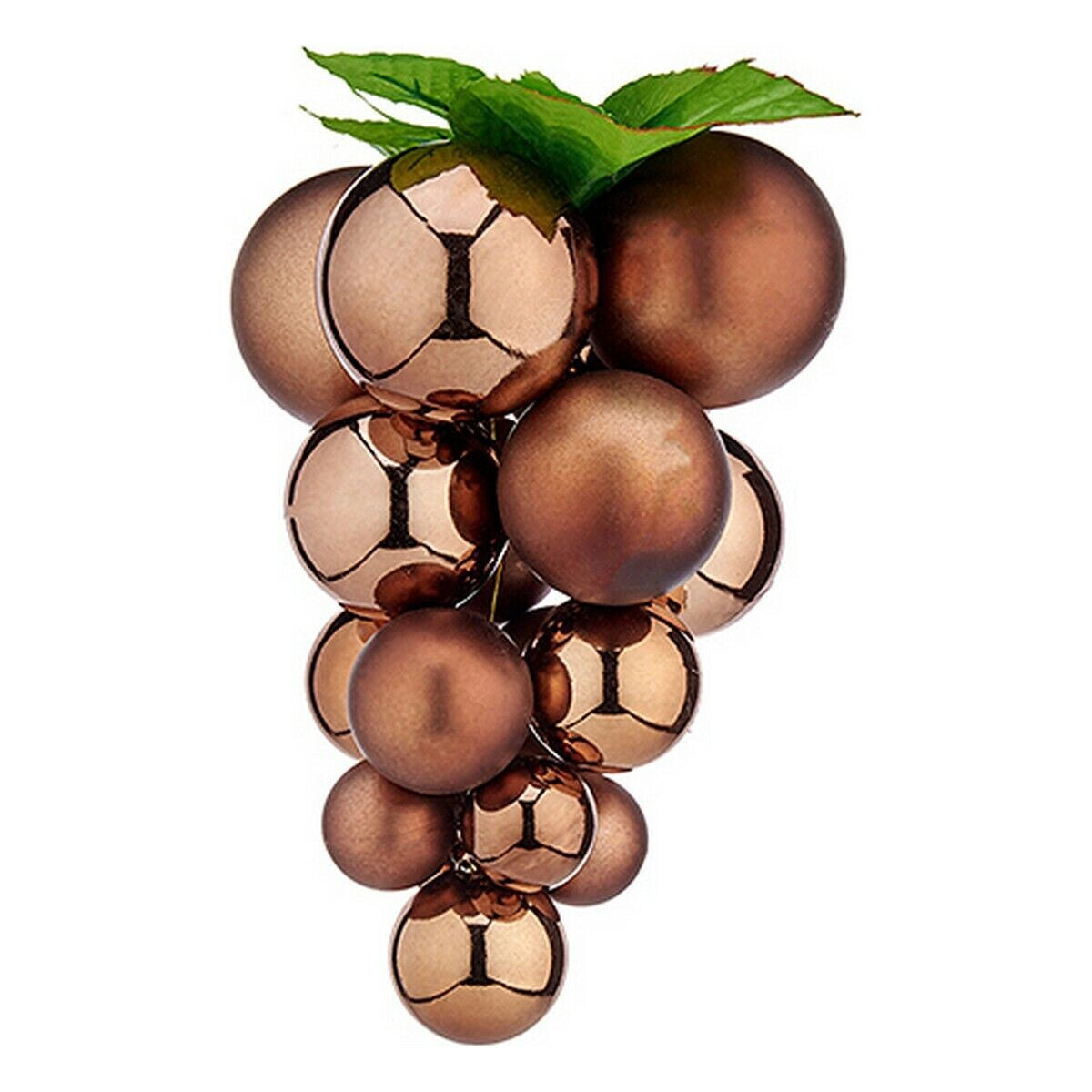 Ёлочный шарик виноград Маленький Коричневый Пластик 15 x 15 x 20 cm