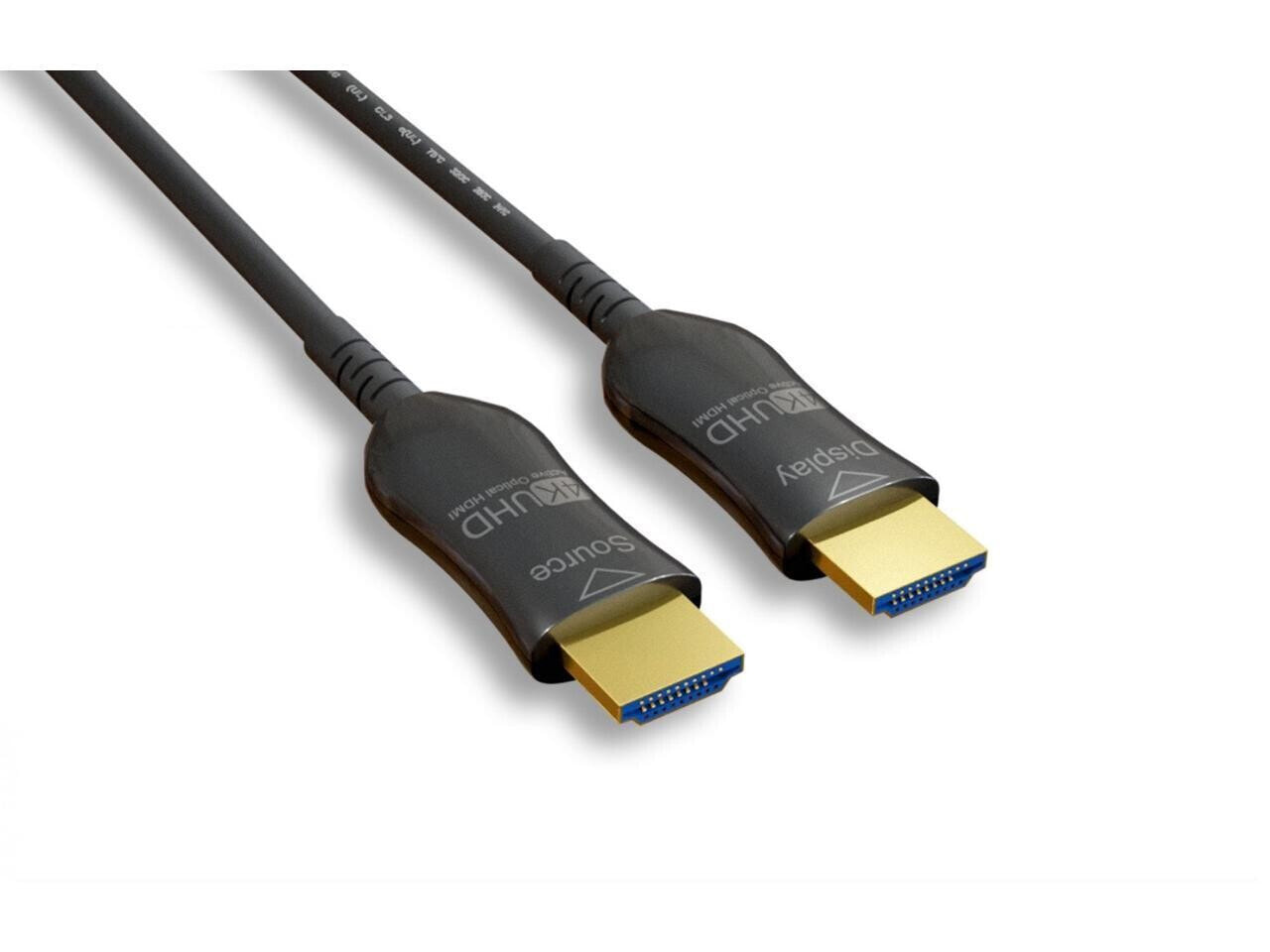 Nippon Labs 35ft. 4K Hybrid Active Optical Fiber CL3 HDMI Cable, 4K@ 60Hz, UHD H