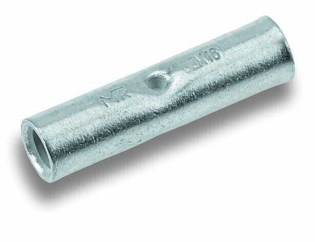 Cimco 180910 - Butt connector - Straight - Silver - 10 mm² - 2.8 cm
