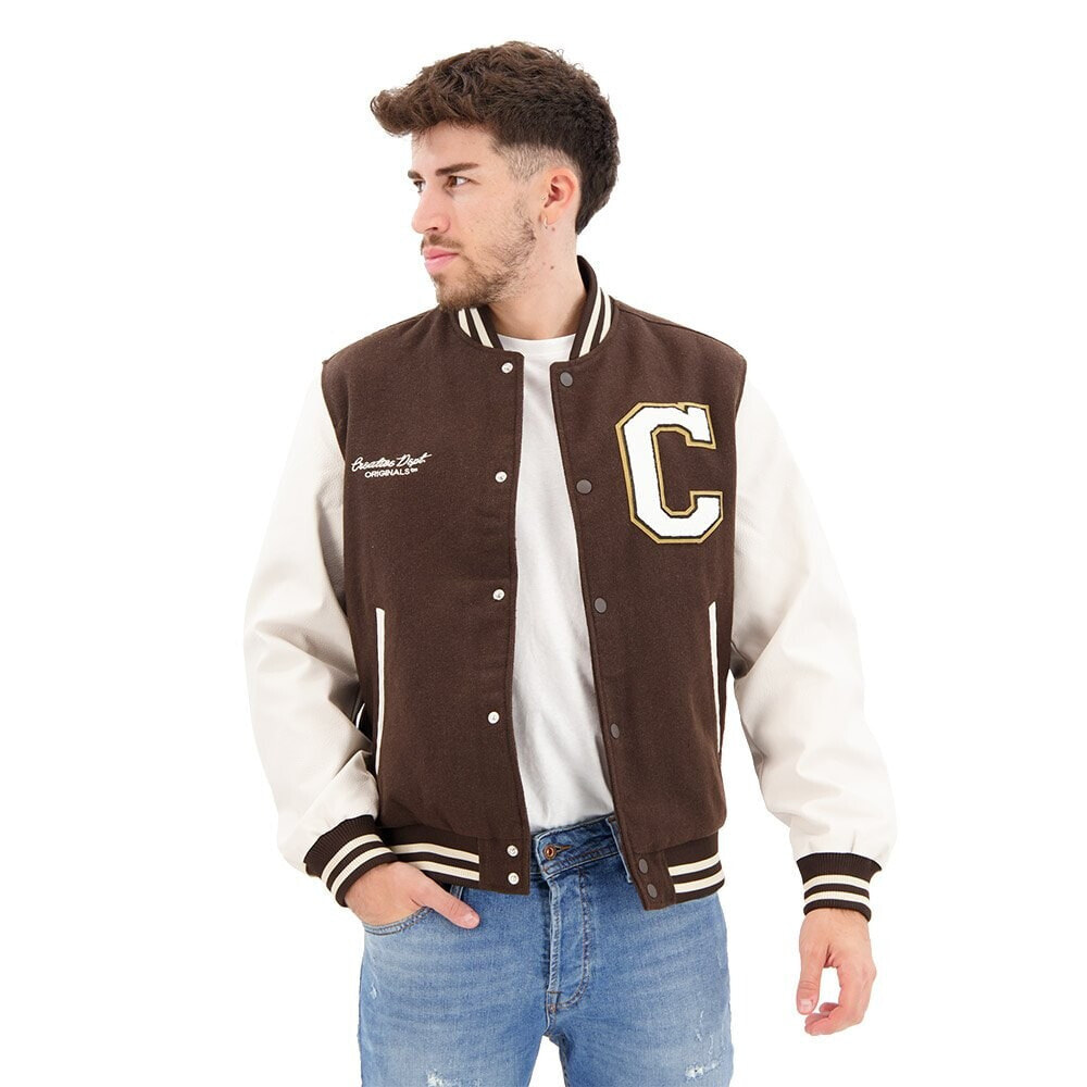 JACK & JONES College Wool Blend Bomber Jacket