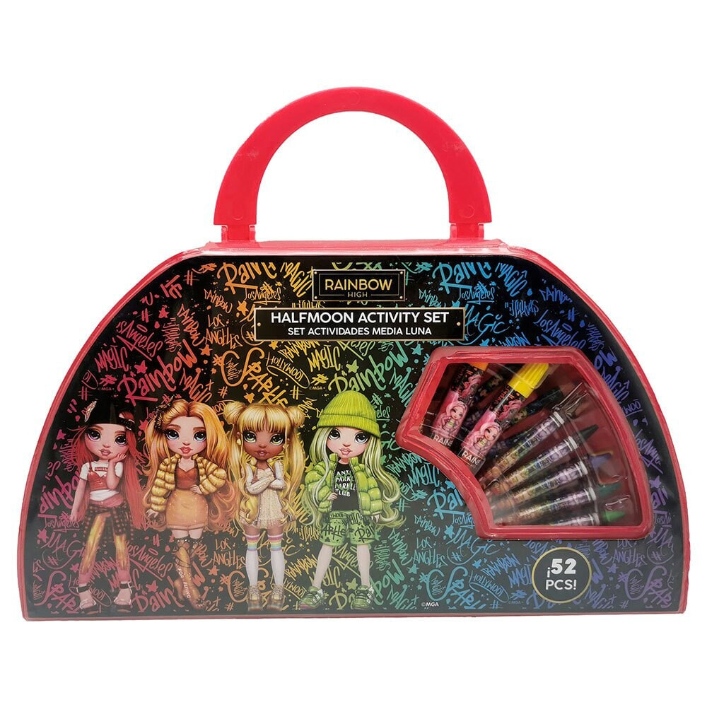 RAINBOW HIGH 52 Pieces Art Set In Box Briefcase Style