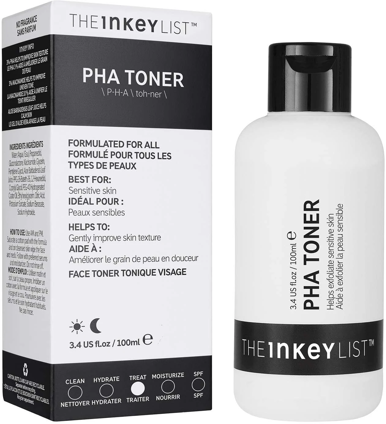 The INKEY List – PHA Toner, 100 ml