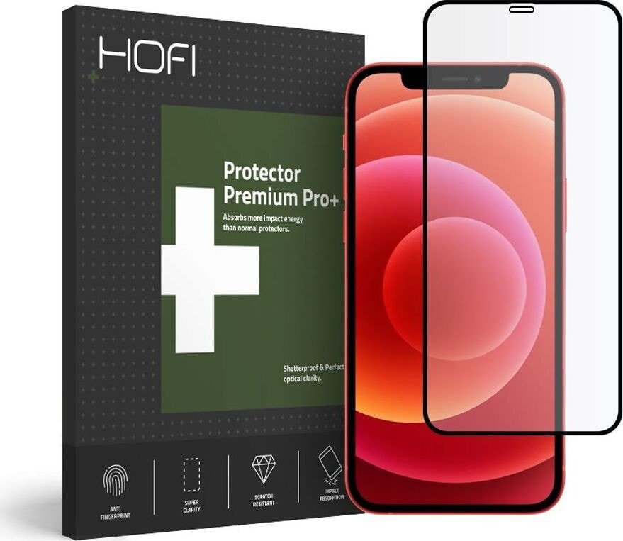 Hofi Glass TEMPERED GLASS HOFI FULL PRO + IPHONE 12/12 PRO BLACK