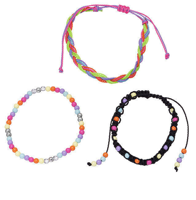 Браслет Troli Colorful set of bracelets for children (3 pcs)