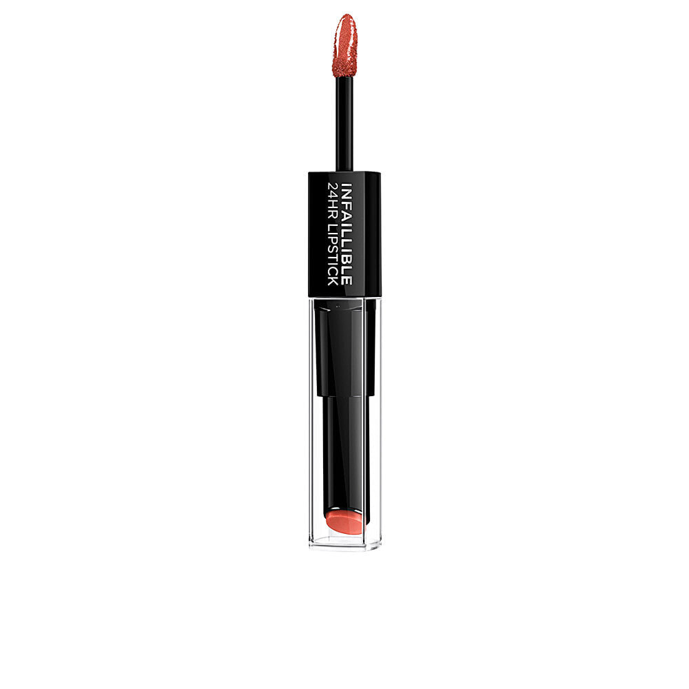 Loreal Paris Infallible Lipstick 24H 312 Incessant Russet Fuschia Стойкая увлажняющая двухэтапная губная помада