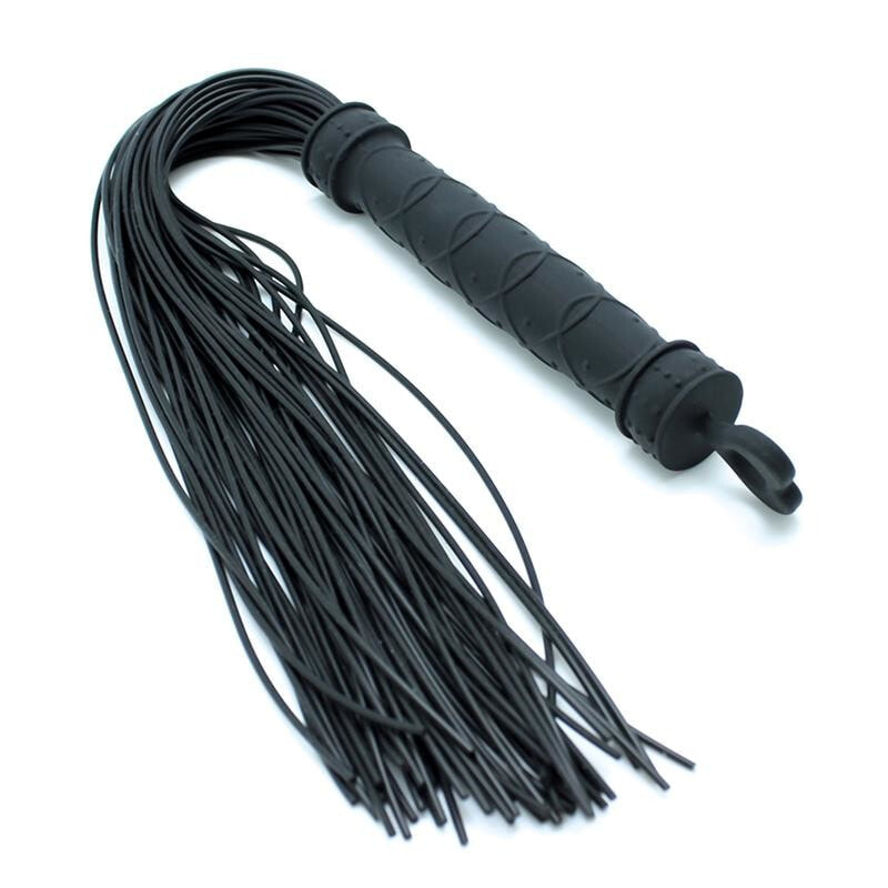 Плетка или стек для БДСМ Rimba Latex Play Flogger 46 cm