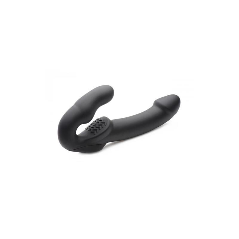 Evoke Vibrating Strapless Strap-On Black