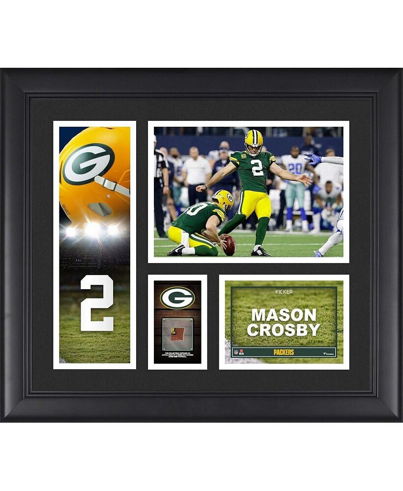 Fanatics Authentic mason Crosby Green Bay Packers Framed 15