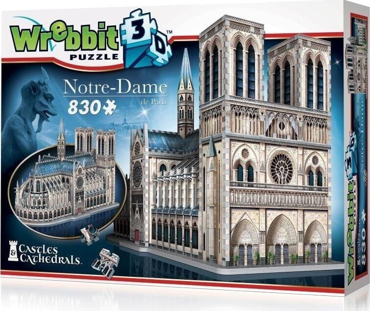 Tactic Wrebbit Puzzle 3D 830 el Notre Dame de Paris