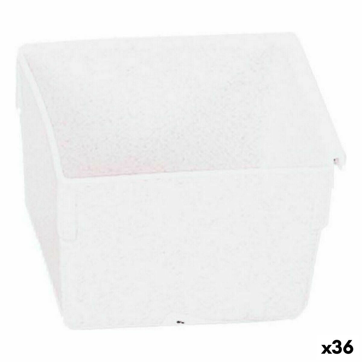 Multi-use Box Modular White 8 x 8 x 5,3 cm (36 Units)