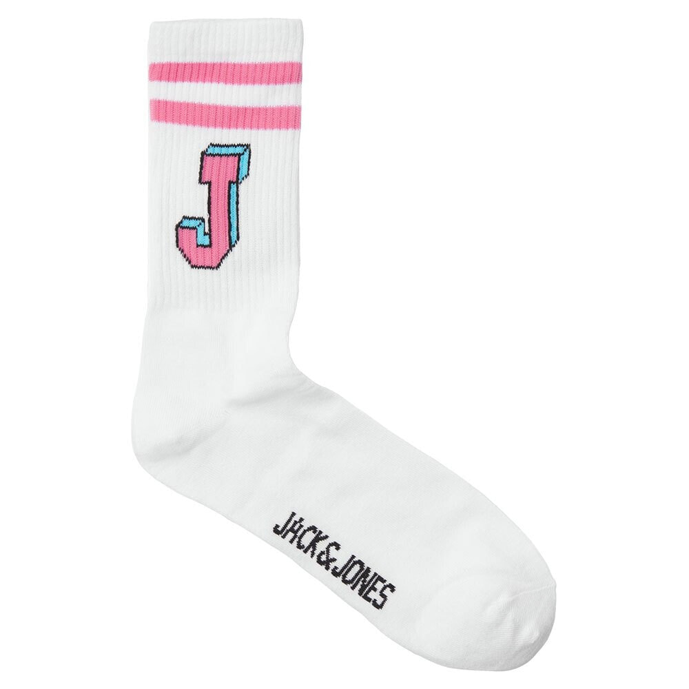 White / Detail Pink Stripes