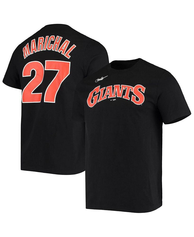 Nike men's Juan Marichal Black San Francisco Giants Name & Number T-shirt