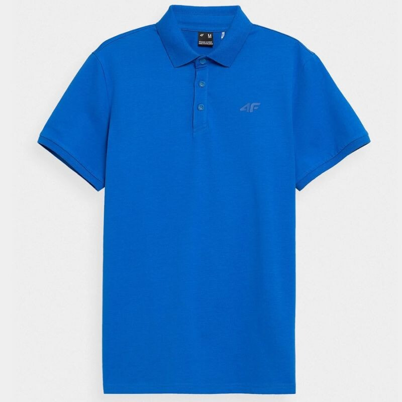 Мужская футболка-поло повседневная синяя 4F M NOSH4-TSM355 33S