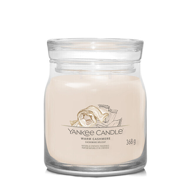 Aromatic candle Signature glass medium Warm Cashmere 368 g