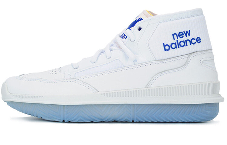 New Balance NB 9000 防滑耐磨 中帮 复古篮球鞋 男女同款 蓝白 / Кроссовки New Balance NB 9000R1 Vintage Basketball Shoes BB9000R1