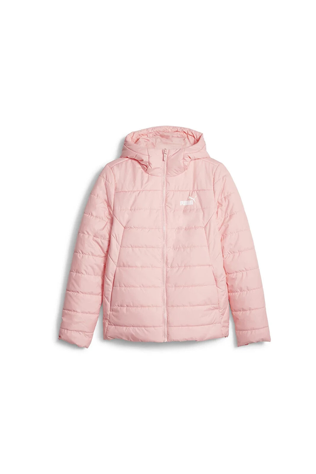 Ess Hooded Padded Jacket Kadın Günlük Mont 84894063 Pembe