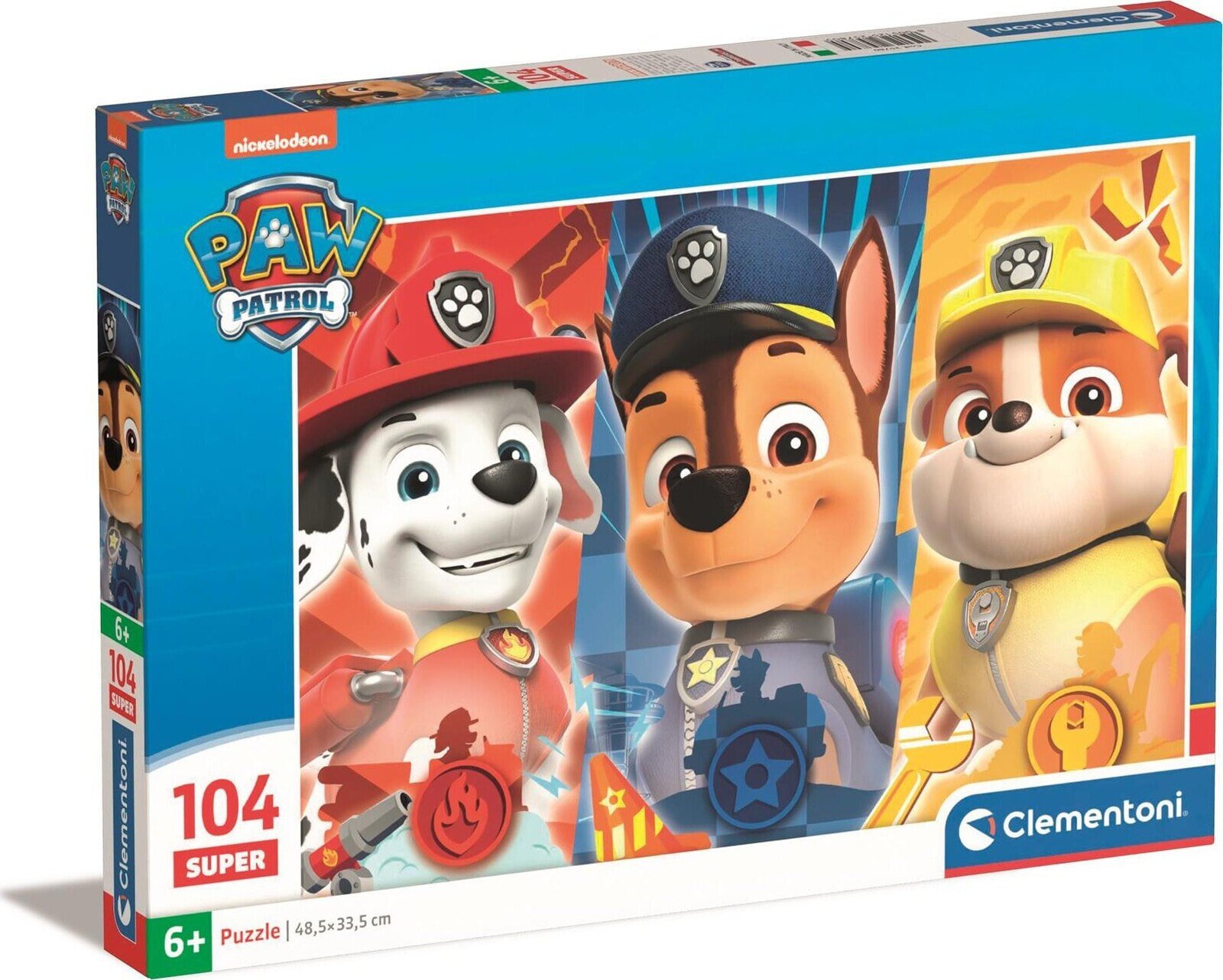 Clementoni Clementoni Puzzle 104el Super PAW PATROL Psi Patrol 25780