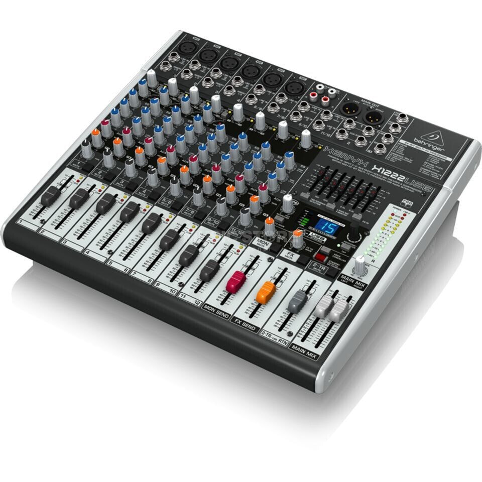 Behringer XENYX X1222USB 16-Channel Mixer with USB Audio Interface