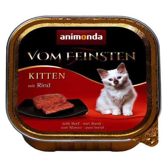 ANIMONDA Vom Feinsten With Beef 100g Wet Cat Food