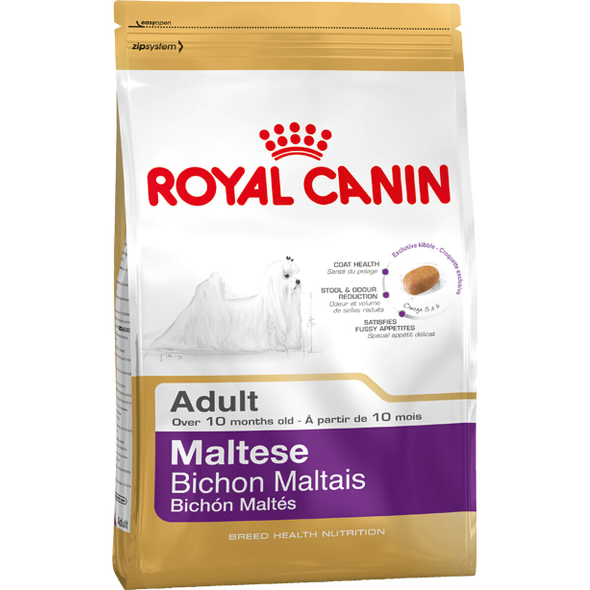 Fodder Royal Canin Maltese Adult Adult Corn Birds 1,5 Kg