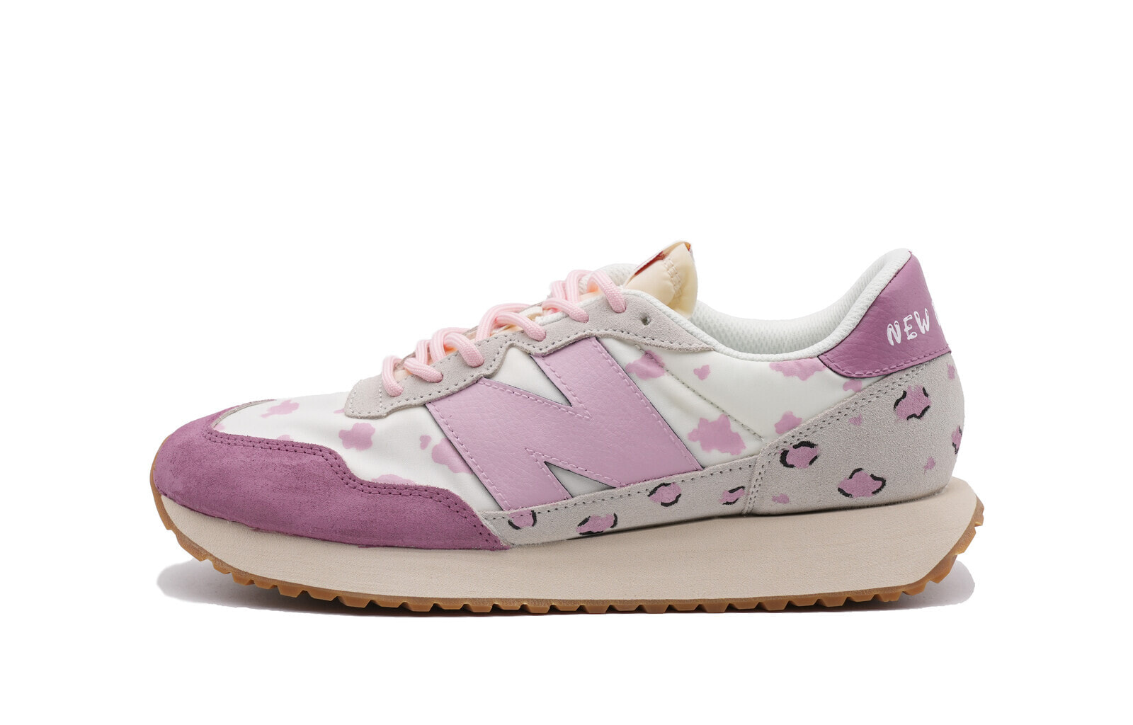 New Balance NB 237 Casual Shoes Unisex Low-Top White/Pink