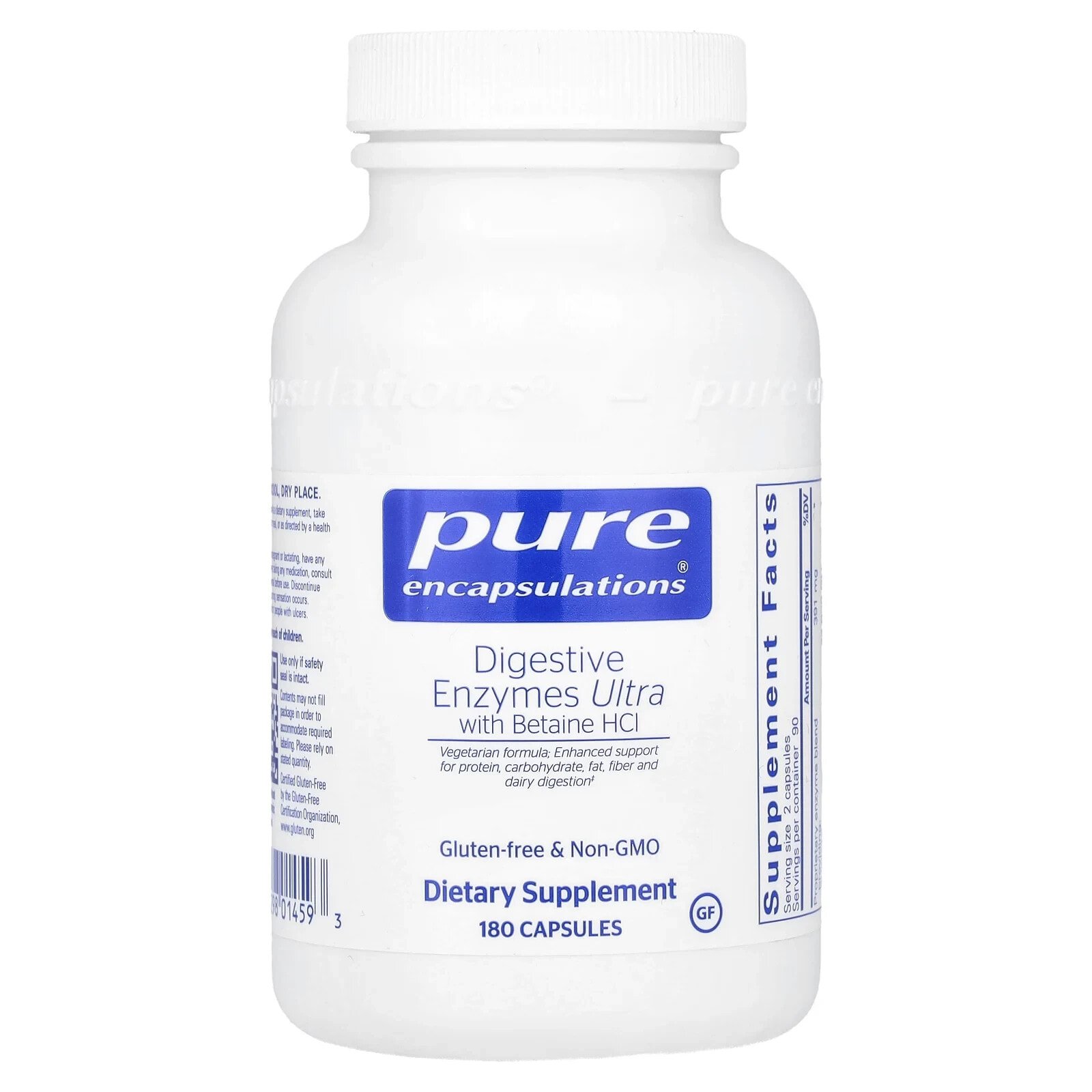 Digestive Enzymes Ultra with Betaine HCl, 180 Capsules