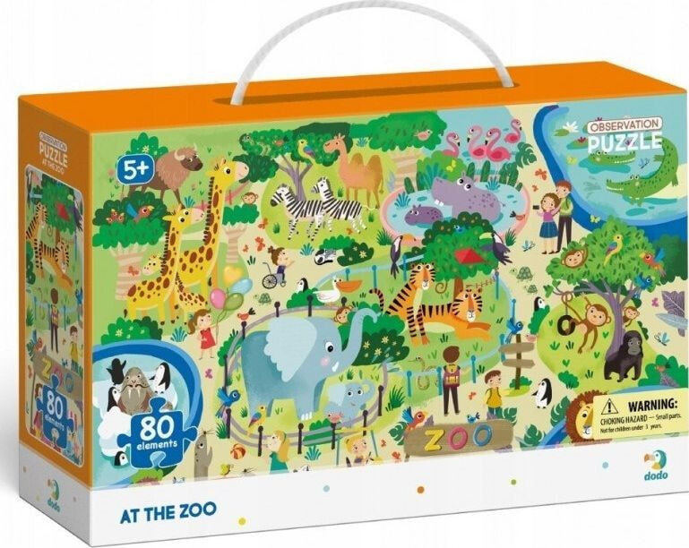 Dodo Puzzle obserwacyjne 80 W zoo
