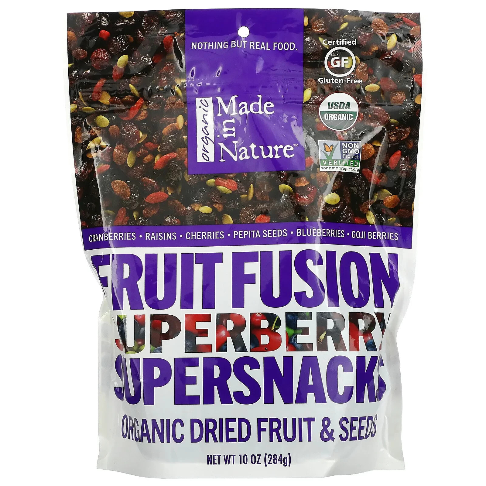 Made in Nature, Органический фруктовый Fusion Superberry Blast Supersnacks, 5 унций (142 г)
