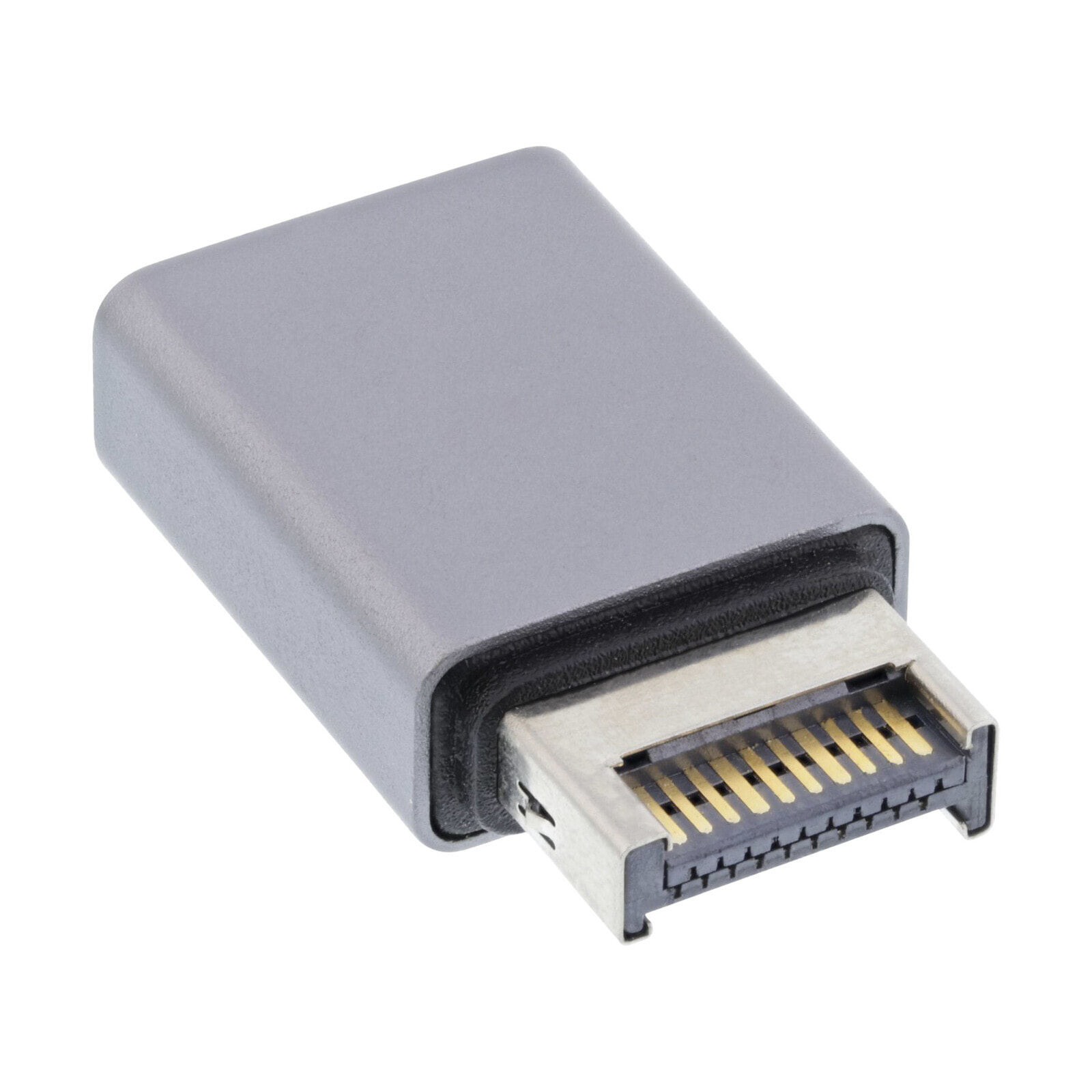 InLine USB 3.2 adapter - internal USB-E front panel male to USB-C female