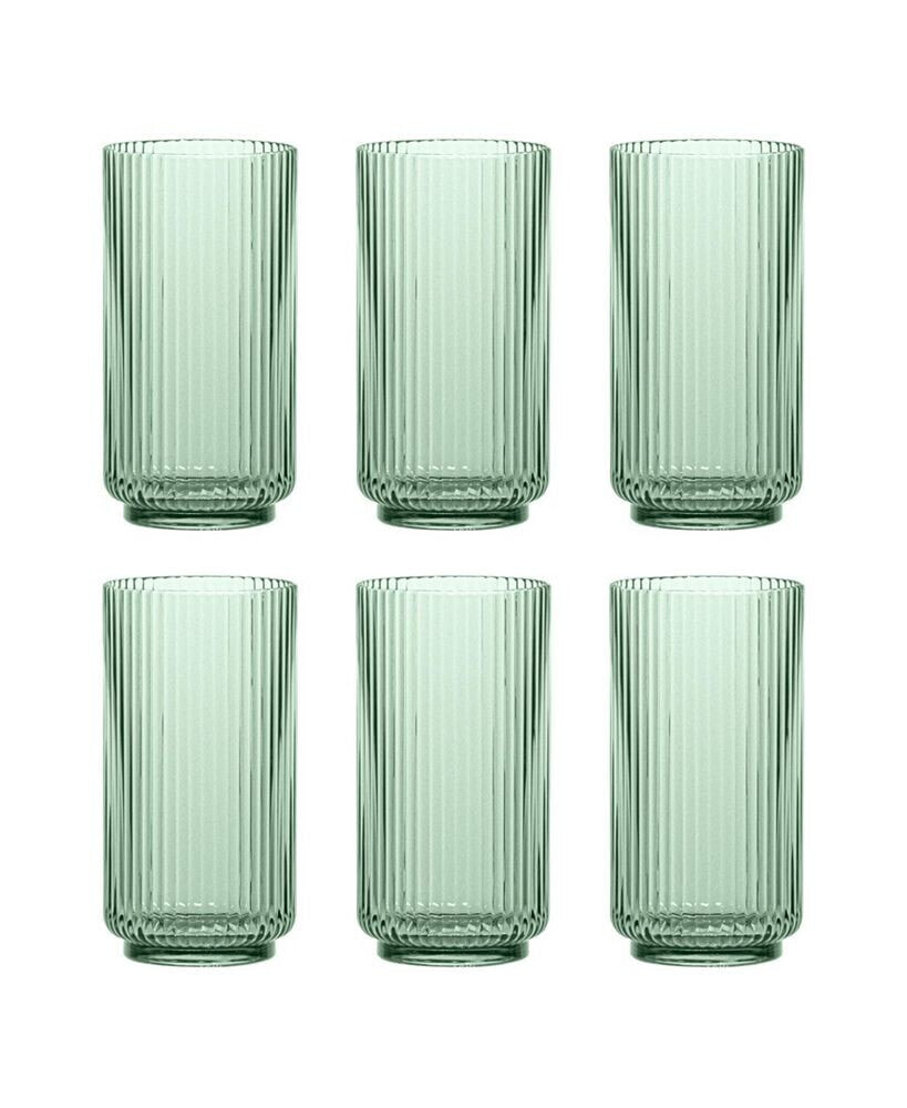 TarHong mesa Jumbo 6-Piece Premium Acrylic Glass Set, 22 oz