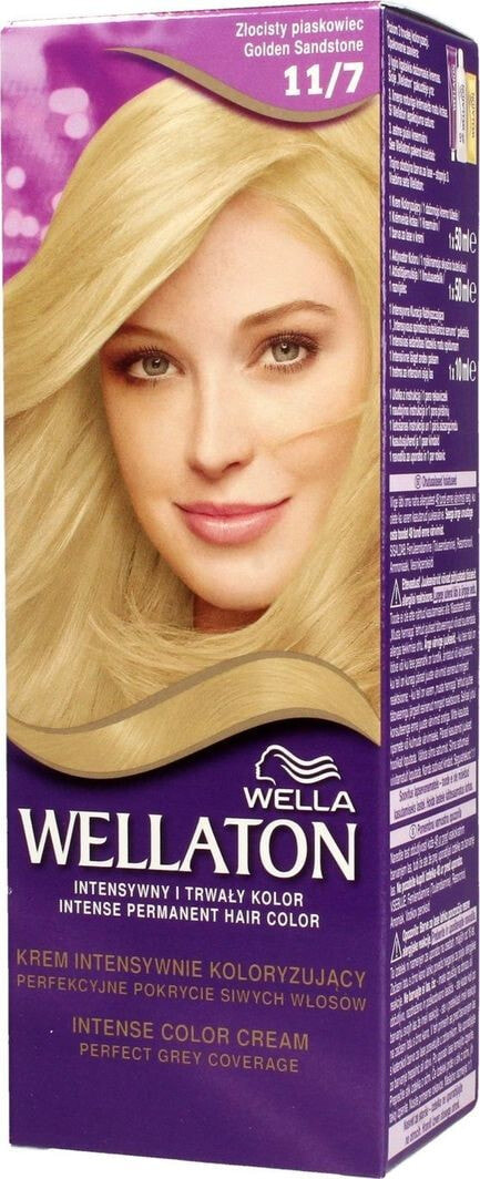 Wella Wellaton Intense Permanent Color 11/7 Крем-краска для волос, оттенок золотой песчаник
