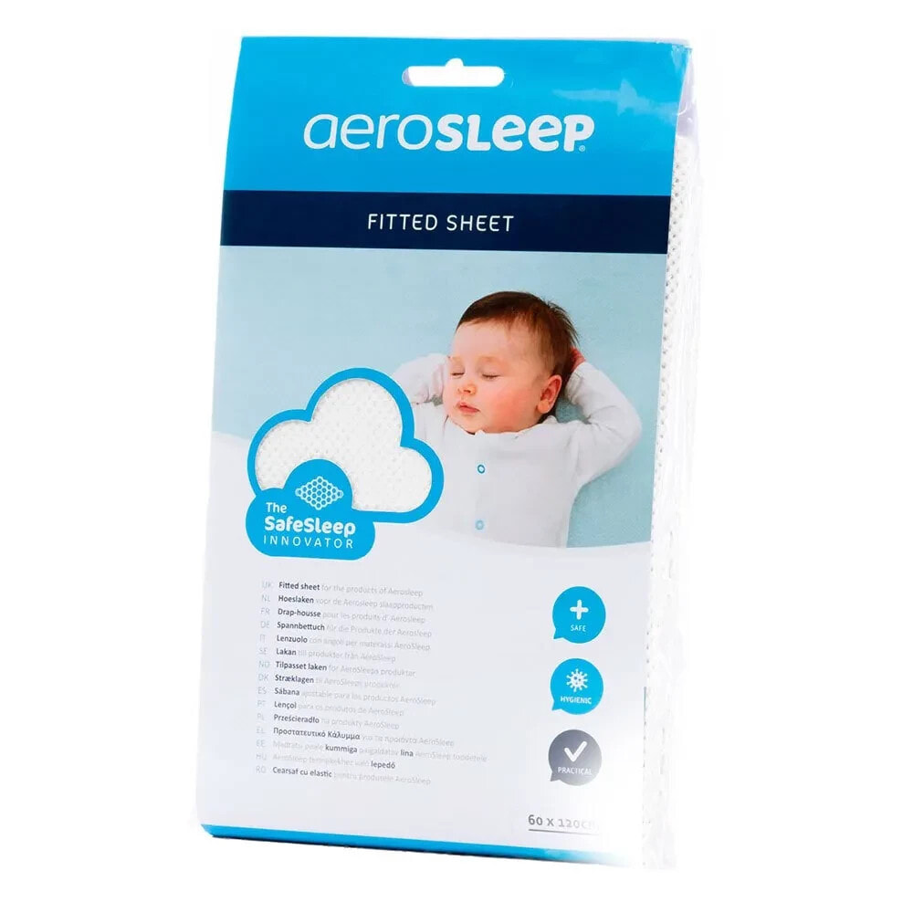 AEROSLEEP Fitted Aeromoov Travel Cot Sheet