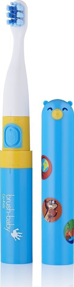 Szczoteczka Brush-baby Go-KIDZ Electric Travel Niebieska