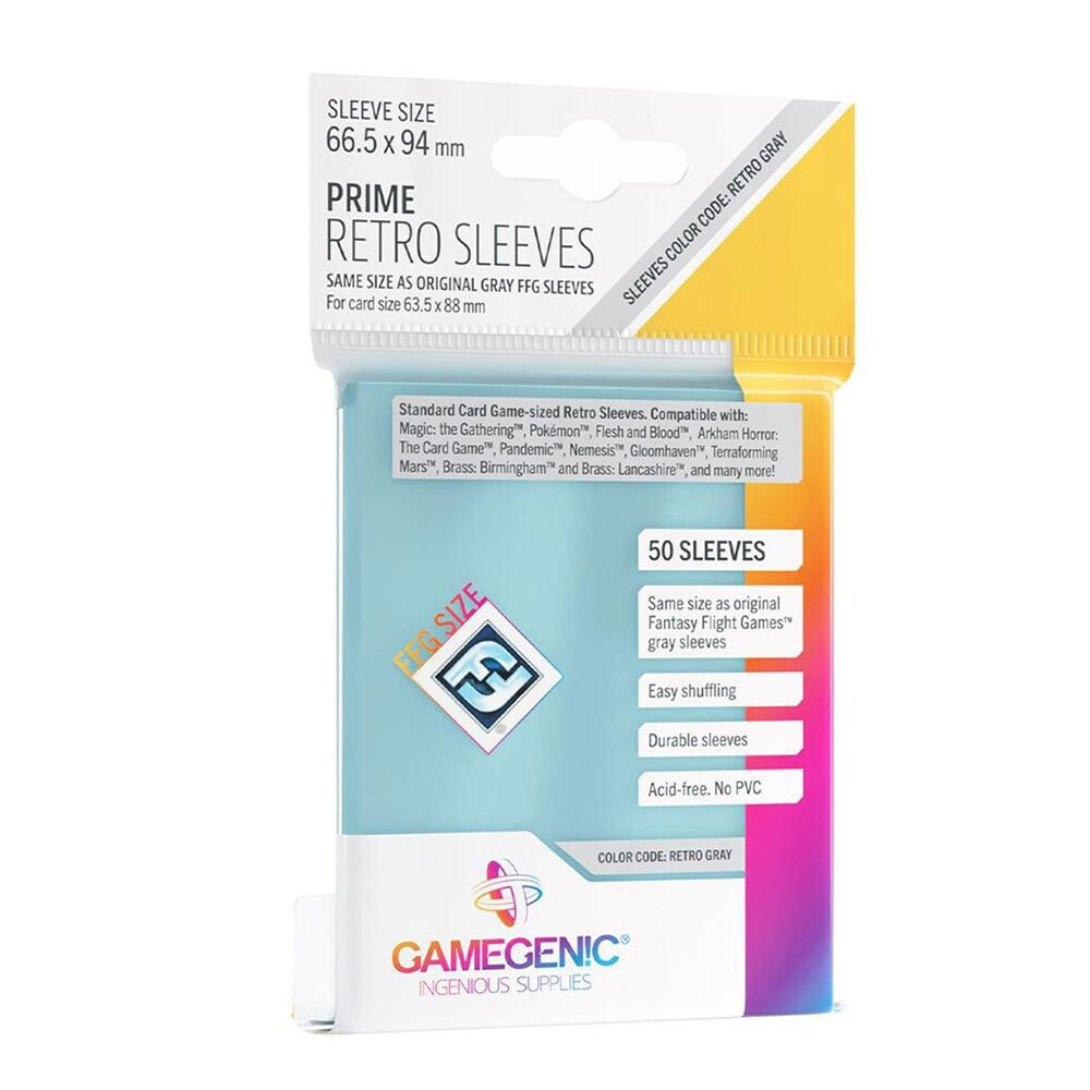 GAMEGENIC Prime Retro Sleeves 66.5x94 mm Card Sleeves