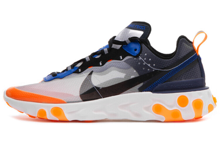 Nike React Element 87 Thunder Blue/Total Orange