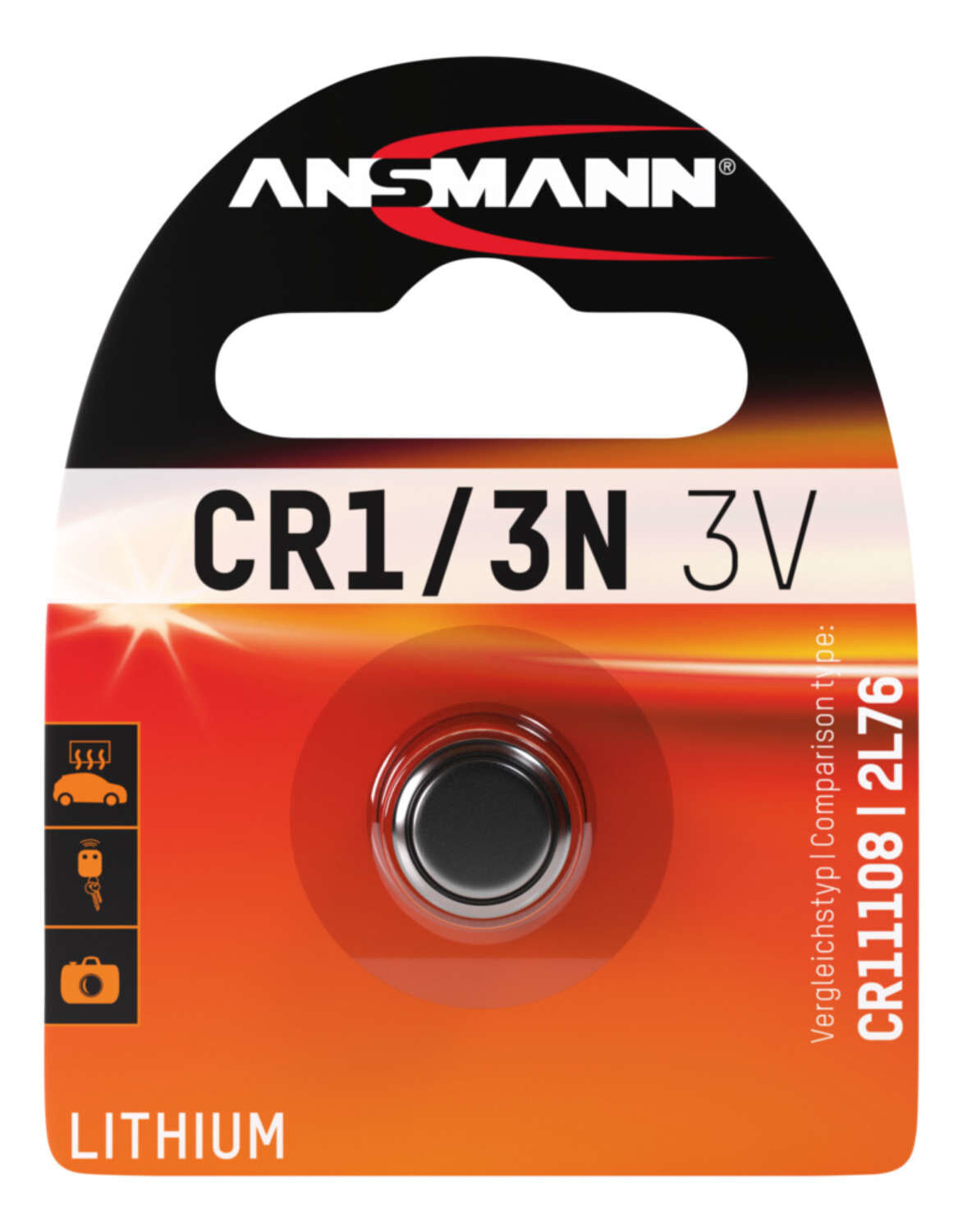 Ansmann Lithium Battery Батарейка одноразового использования 1/3N Литиевая 1516-0097