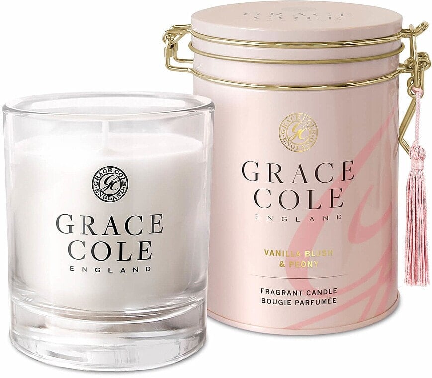 Duftkerze Vanilleblüte und Pfingstrose - Grace Cole Vanilla Blush & Peony