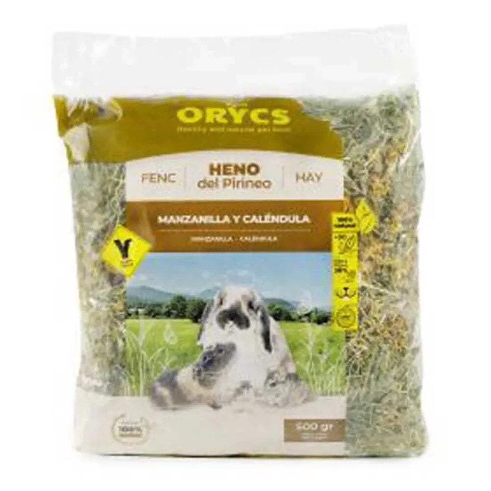 MINIORYCS Chamomile and calendula hay 500g 7 units