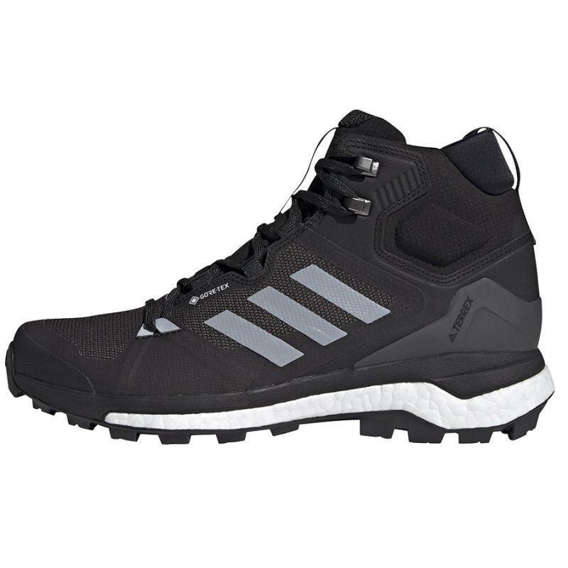 Мужские кроссовки спортивные треккинговые черные текстильные высокие демисезонные Adidas Terrex Skychaser 2 M FZ3332 shoes
