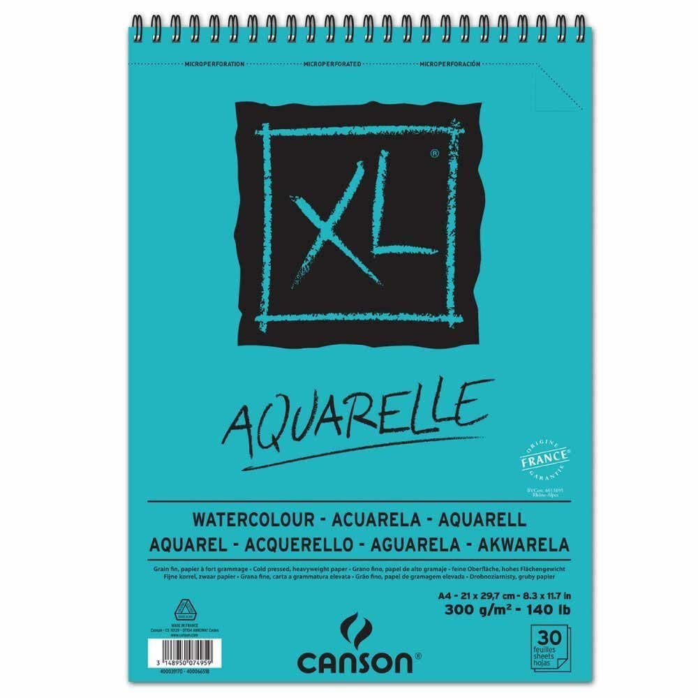 Canson XL Aquarelle A4 блокнот Синий 30 листов 400039170