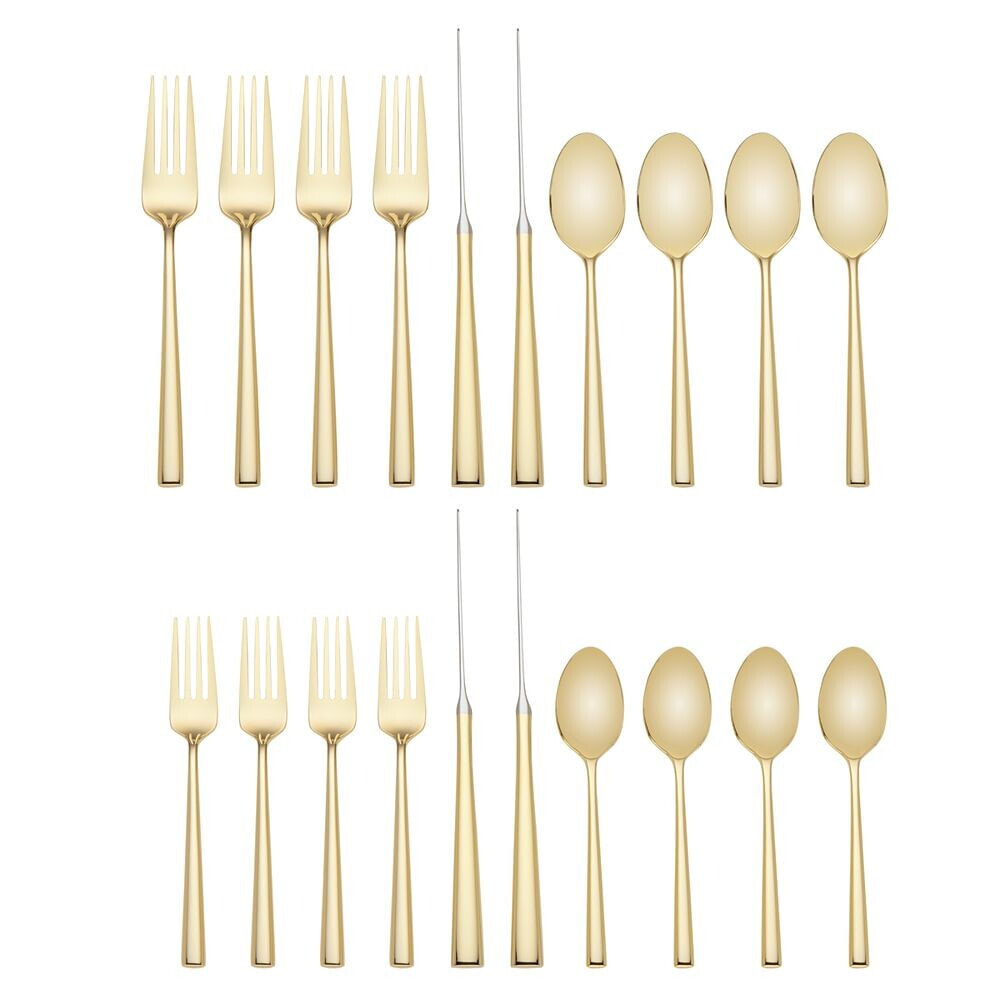 kate spade new york malmo Gold 20-PC Flatware Set, Service for 4