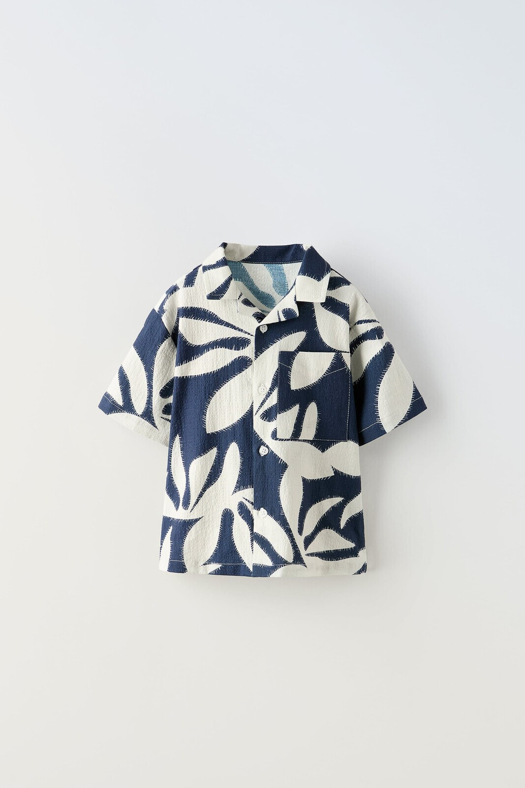 Рубашка с принтом «водоросли» ZARA