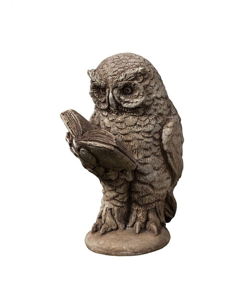 Scholarly Owl Garden Statue