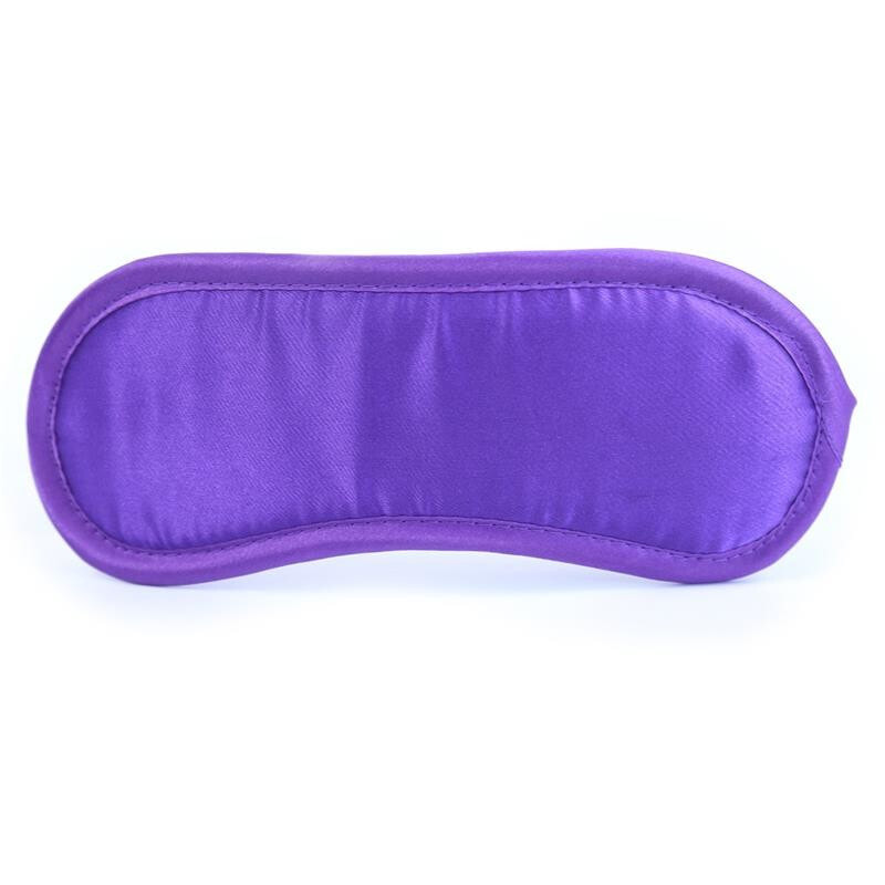 Маска для эротических игр INTOYOU BDSM LINE Satin Blindfold Purple