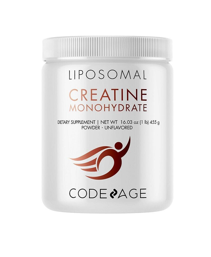 Codeage liposomal Creatine Monohydrate Powder Unflavored, Pre & Post Workout Supplement - 16.03 oz