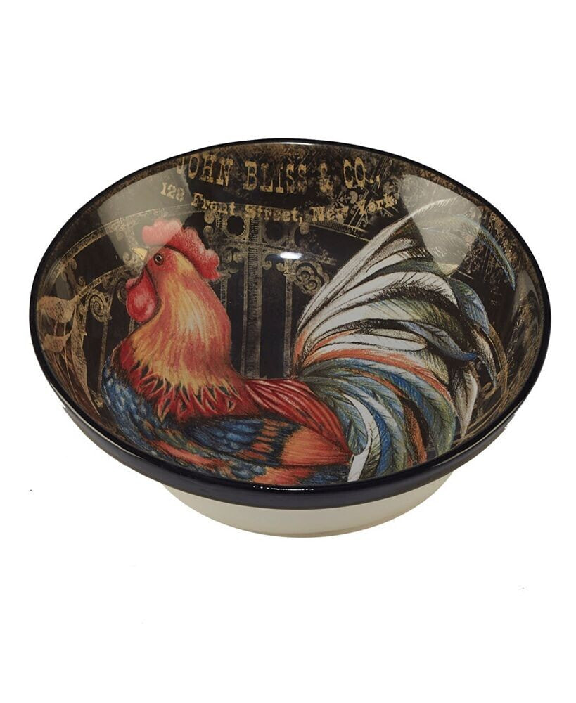 Gilded Rooster Serving/Pasta Bowl