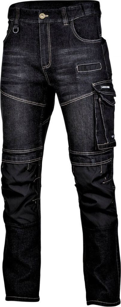 Lahti Pro REINFORCED BLACK STRETCH JEANS, "L", CE, LAHTI