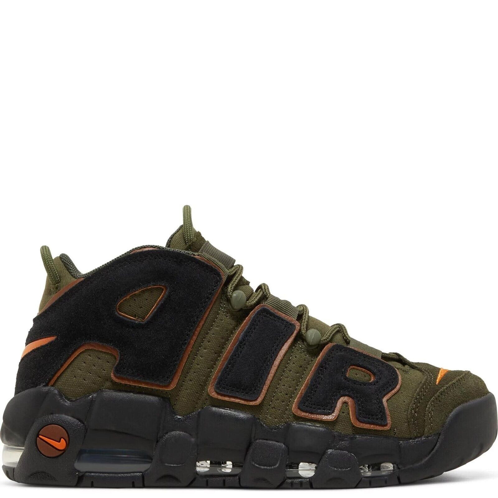 [DX2669-300] Mens Nike Air More Uptempo 96 'Cargo Khaki Alpha Orange'